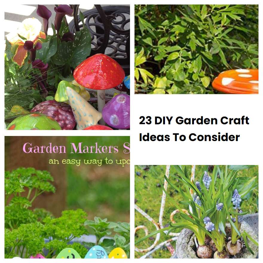 23 DIY Garden Craft Ideas To Consider