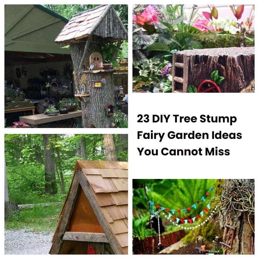 23 DIY Tree Stump Fairy Garden Ideas You Cannot Miss