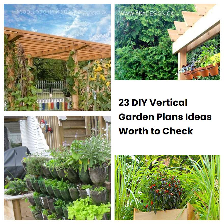 23 DIY Vertical Garden Plans Ideas Worth to Check