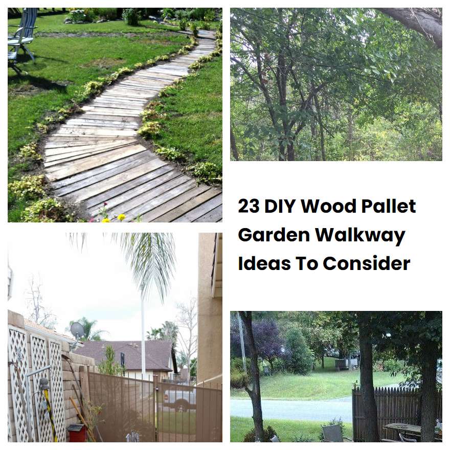 23 DIY Wood Pallet Garden Walkway Ideas To Consider