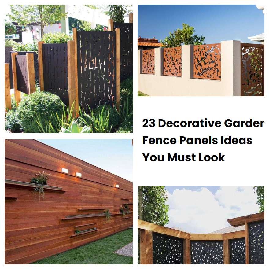 23 Decorative Garden Fence Panels Ideas You Must Look