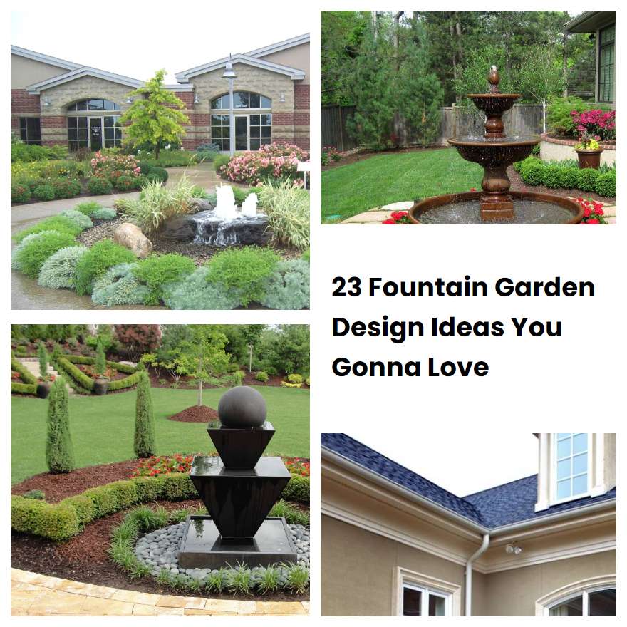 23 Fountain Garden Design Ideas You Gonna Love