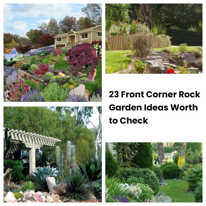 23 Front Corner Rock Garden Ideas Worth to Check SharonSable