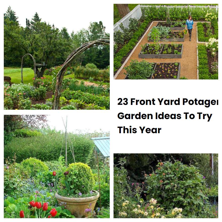 23 Front Yard Potager Garden Ideas To Try This Year