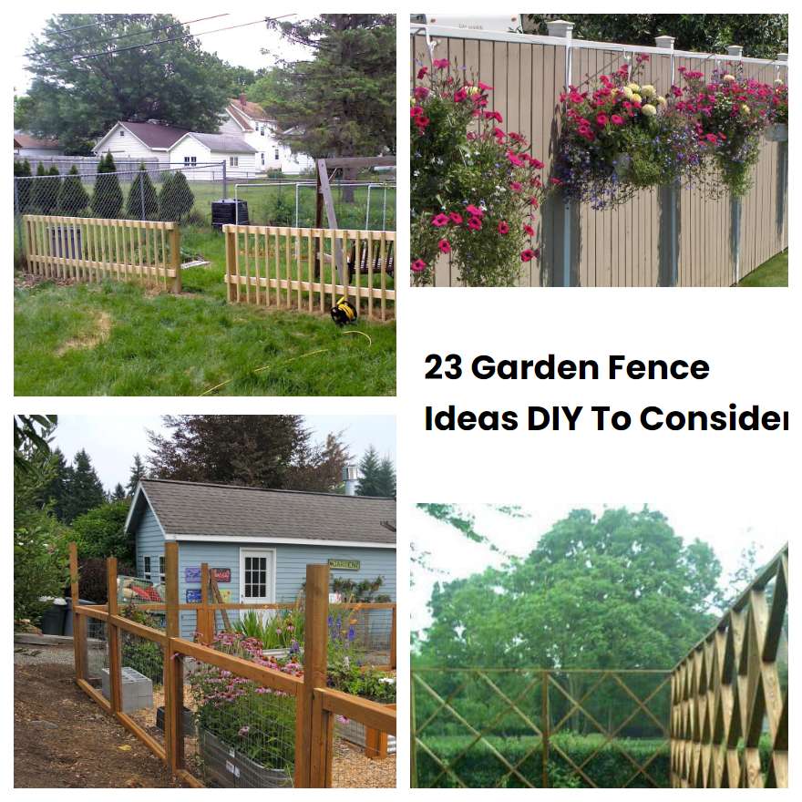 23 Garden Fence Ideas DIY To Consider SharonSable