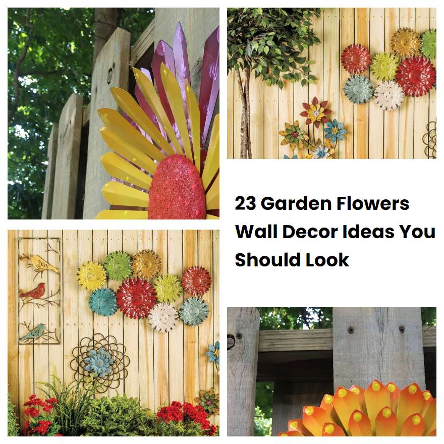 23 Garden Flowers Wall Decor Ideas You Should Look