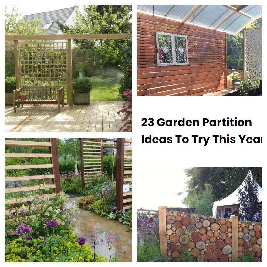 23 Garden Partition Ideas To Try This Year SharonSable