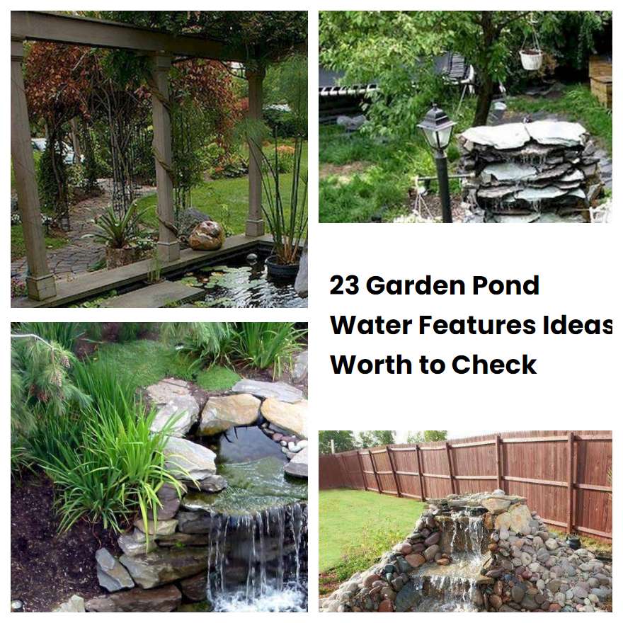 23 Garden Pond Water Features Ideas Worth to Check