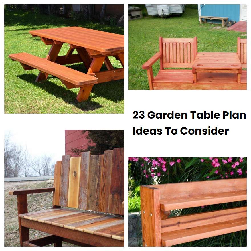 23 Garden Table Plans Ideas To Consider SharonSable