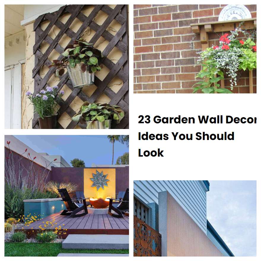 23 Garden Wall Decor Ideas You Should Look SharonSable