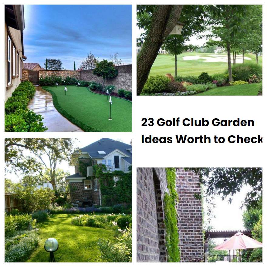23 Golf Club Garden Ideas Worth to Check