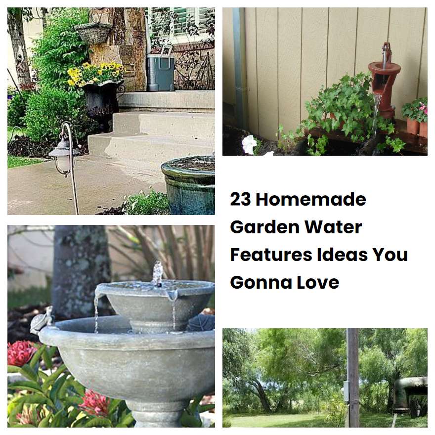 23 Homemade Garden Water Features Ideas You Gonna Love
