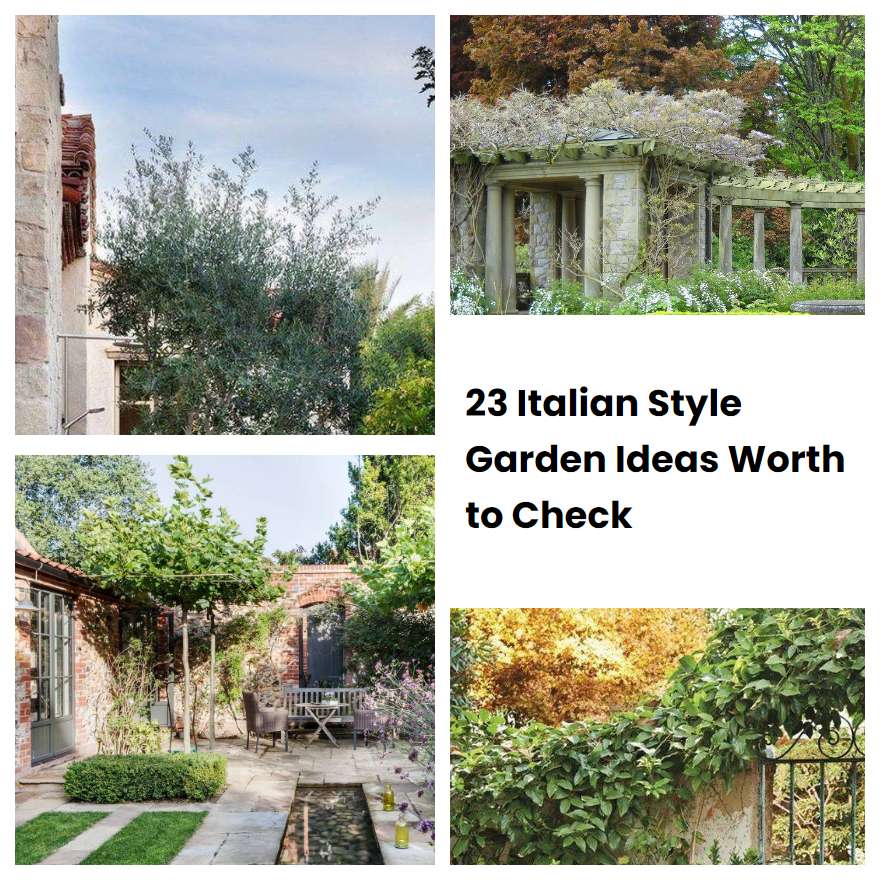 23 Italian Style Garden Ideas Worth to Check SharonSable