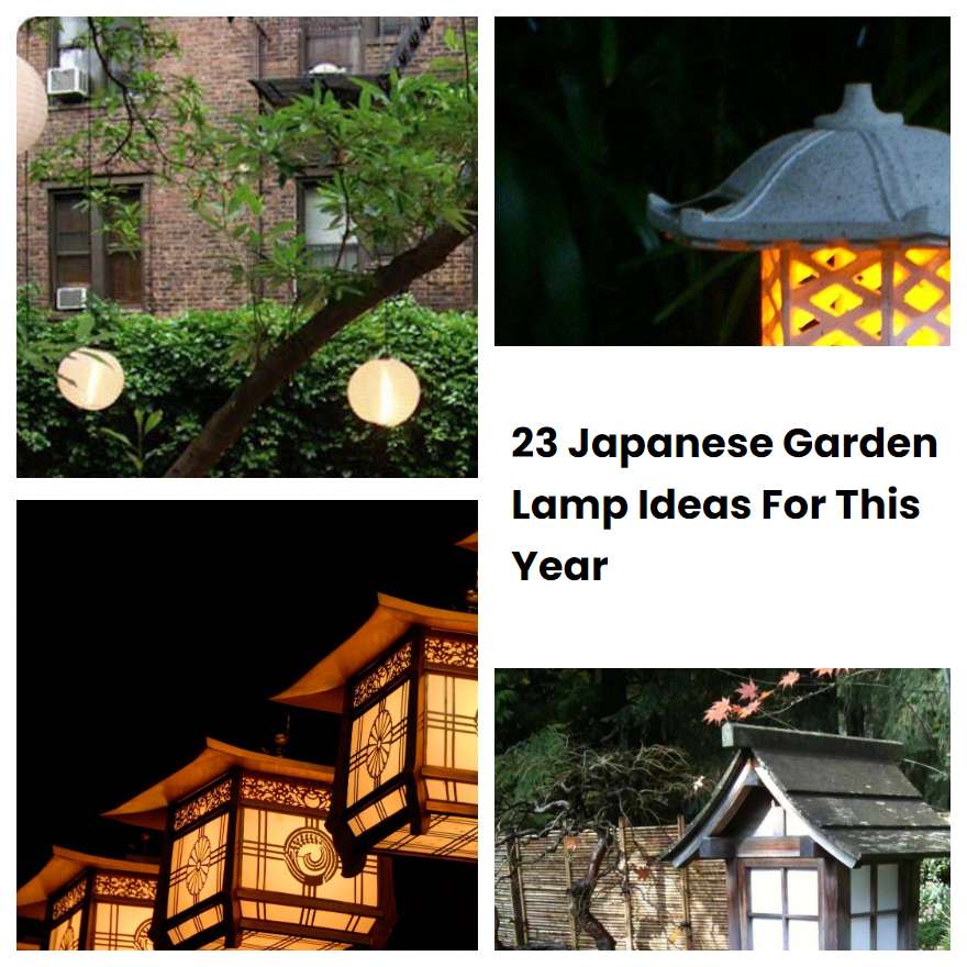 23 Japanese Garden Lamp Ideas For This Year