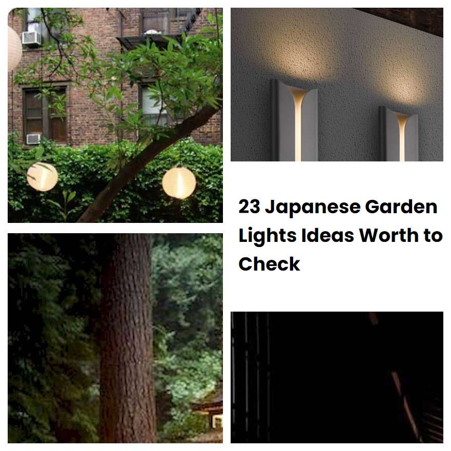 23 Japanese Garden Lights Ideas Worth to Check