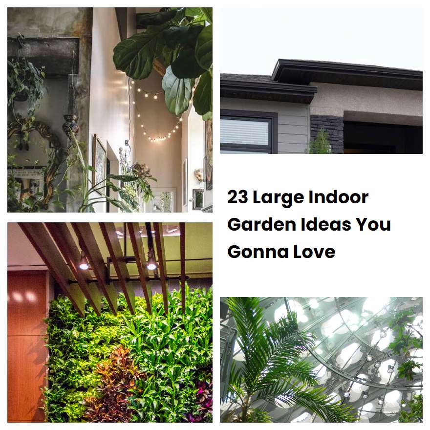 23 Large Indoor Garden Ideas You Gonna Love