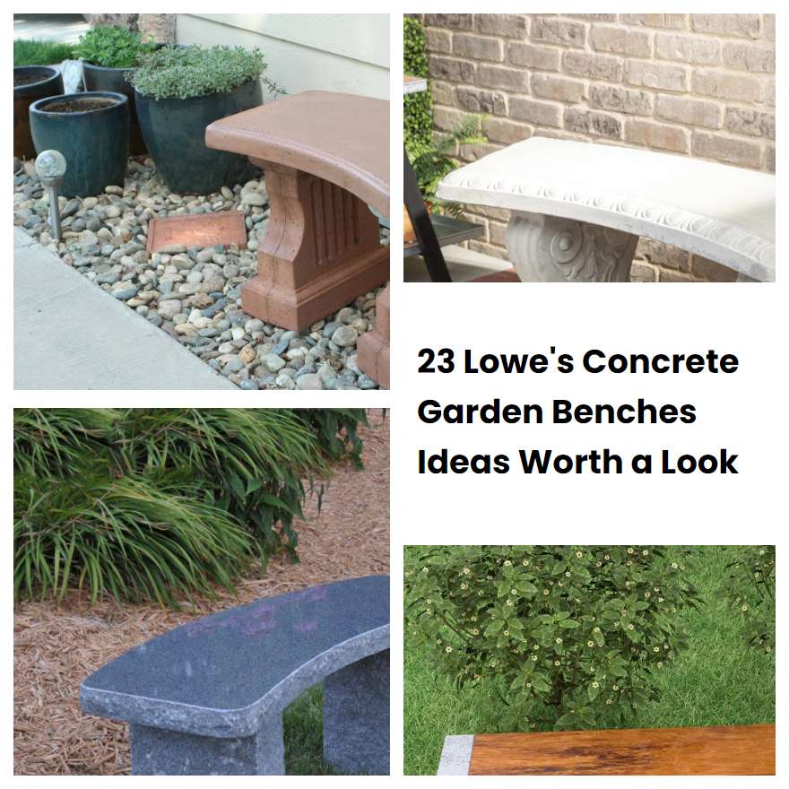 23 Lowe's Concrete Garden Benches Ideas Worth a Look