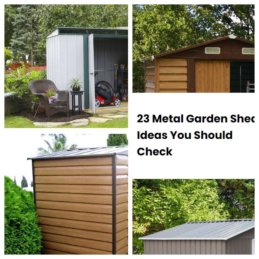 23 Metal Garden Shed Ideas You Should Check