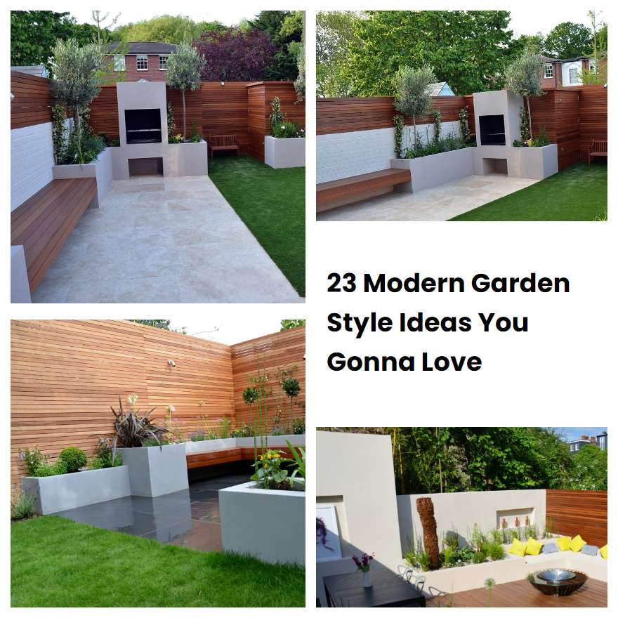 23 Modern Garden Style Ideas You Gonna Love