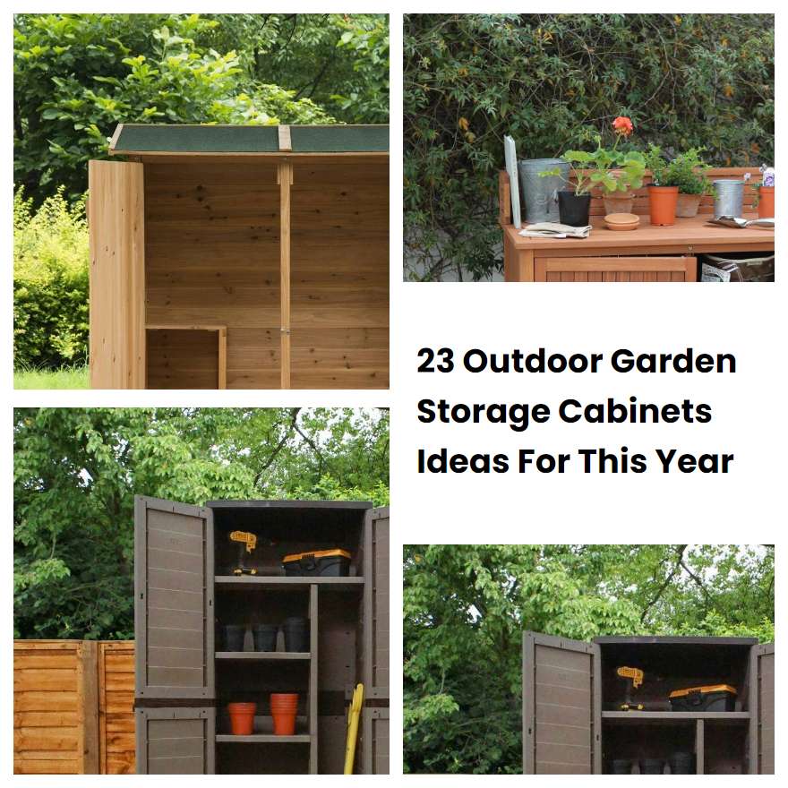 23 Outdoor Garden Storage Ideas For This Year SharonSable