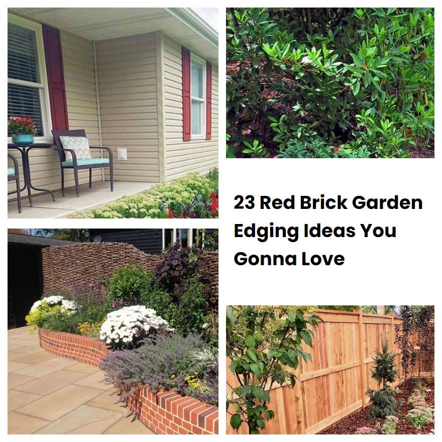 23 Red Brick Garden Edging Ideas You Gonna Love SharonSable