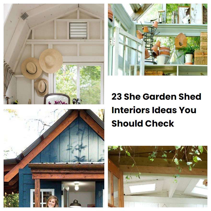 23 She Garden Shed Interiors Ideas You Should Check