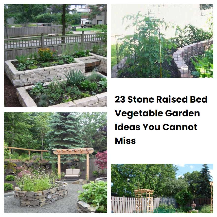 23 Stone Raised Bed Vegetable Garden Ideas You Cannot Miss