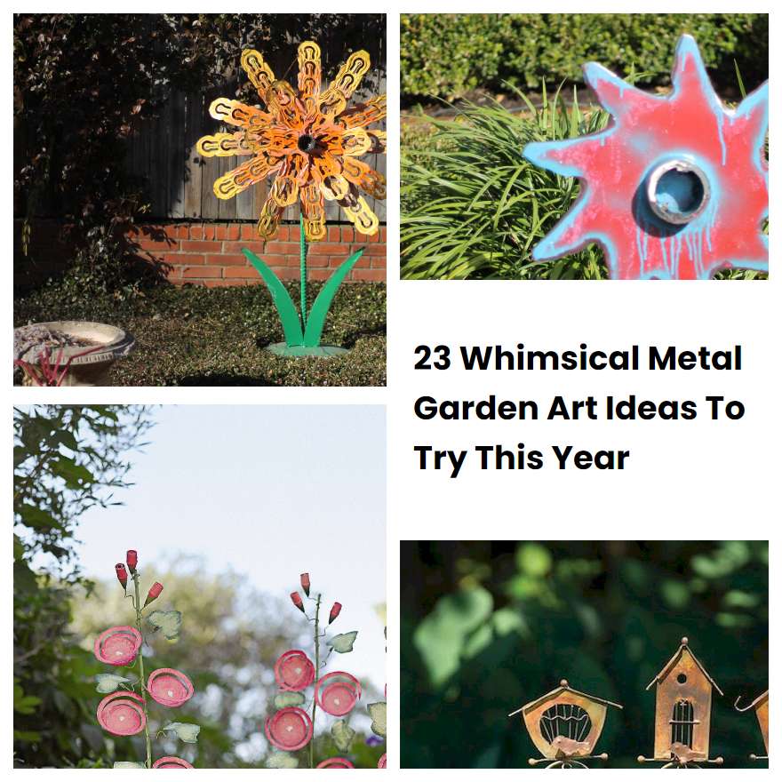 23 Whimsical Metal Garden Art Ideas To Try This Year SharonSable