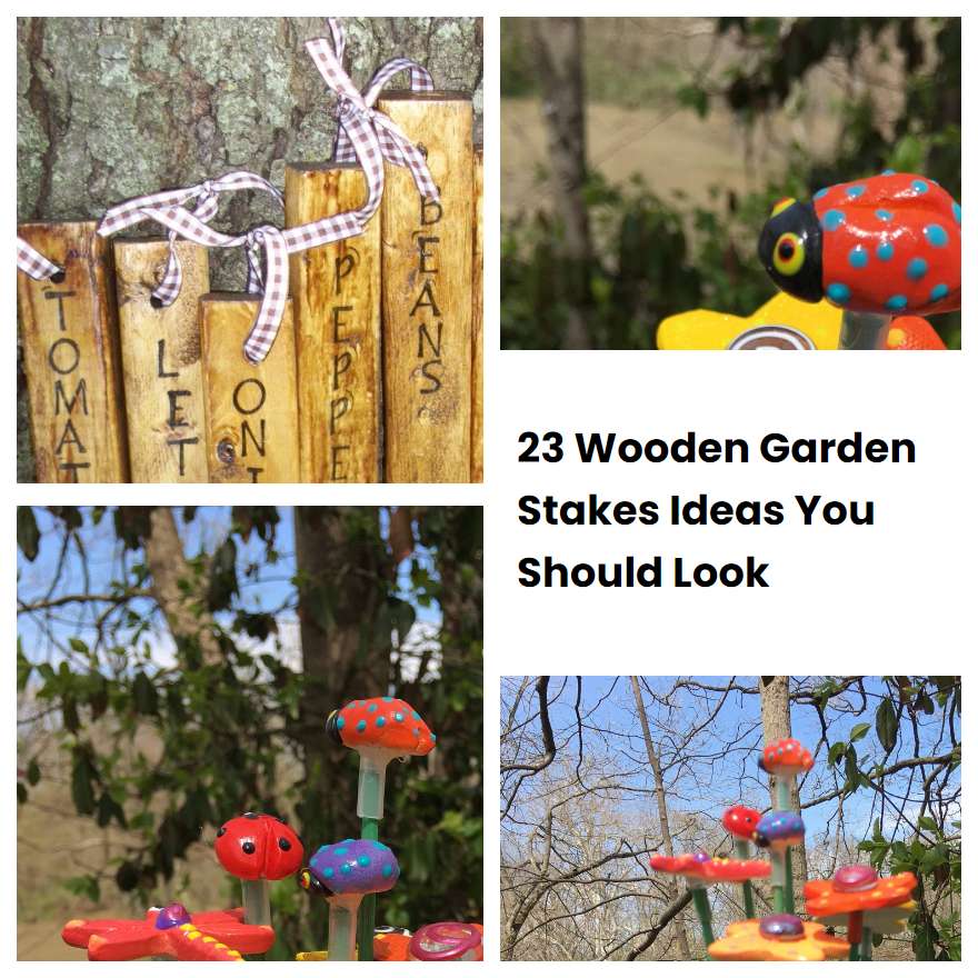 23 Wooden Garden Stakes Ideas You Should Look SharonSable