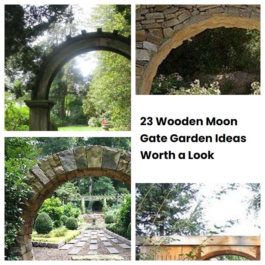 23 Wooden Moon Gate Garden Ideas Worth a Look SharonSable