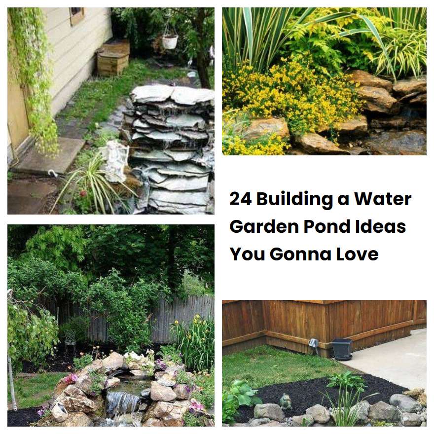 24 Building a Water Garden Pond Ideas You Gonna Love SharonSable
