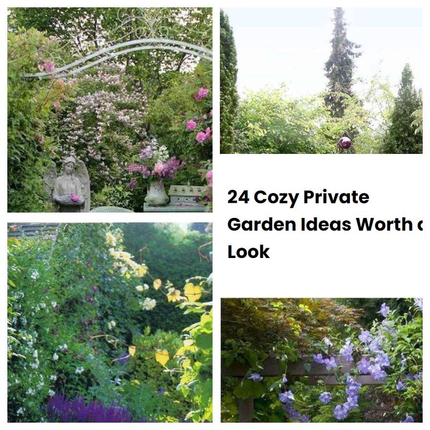 24 Cozy Private Garden Ideas Worth a Look