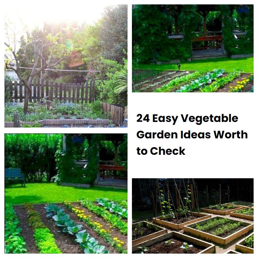 24 Easy Vegetable Garden Ideas Worth to Check SharonSable