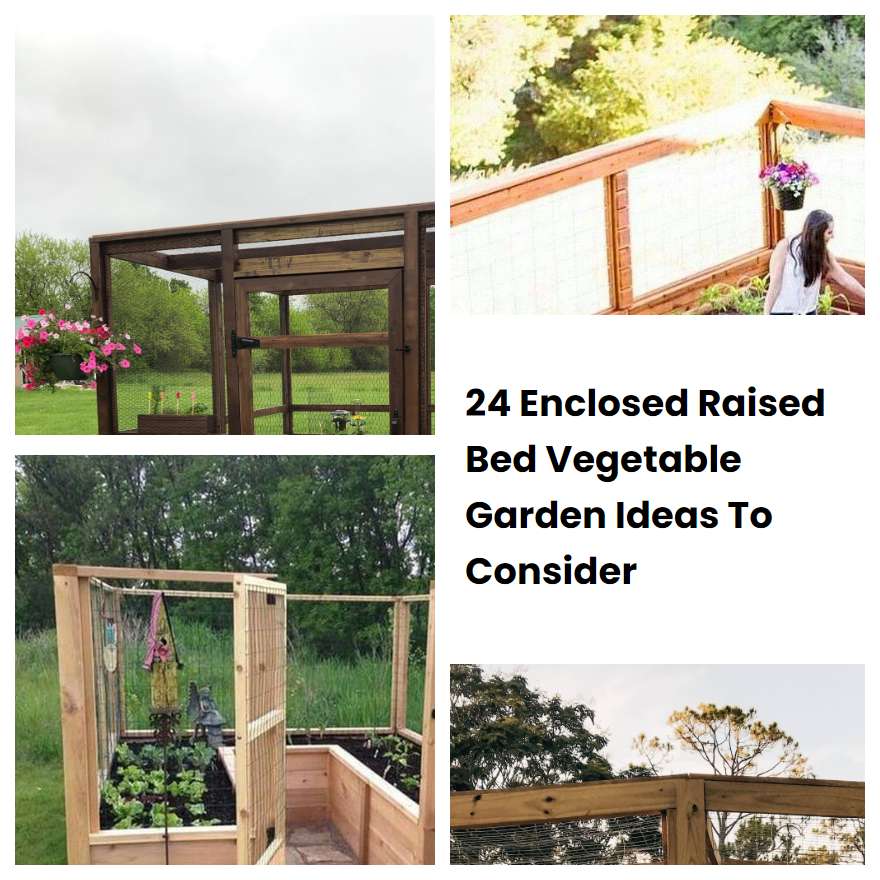 24 Enclosed Raised Bed Vegetable Garden Ideas To Consider