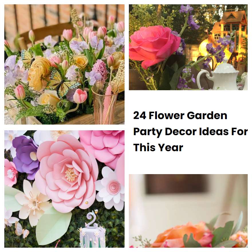 24 Flower Garden Party Decor Ideas For This Year SharonSable