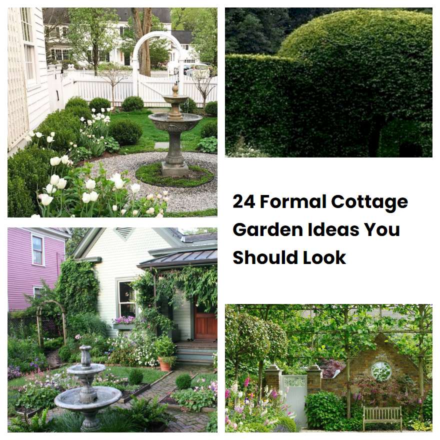 24 Formal Cottage Garden Ideas You Should Look