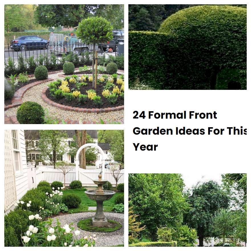 24 Formal Front Garden Ideas For This Year