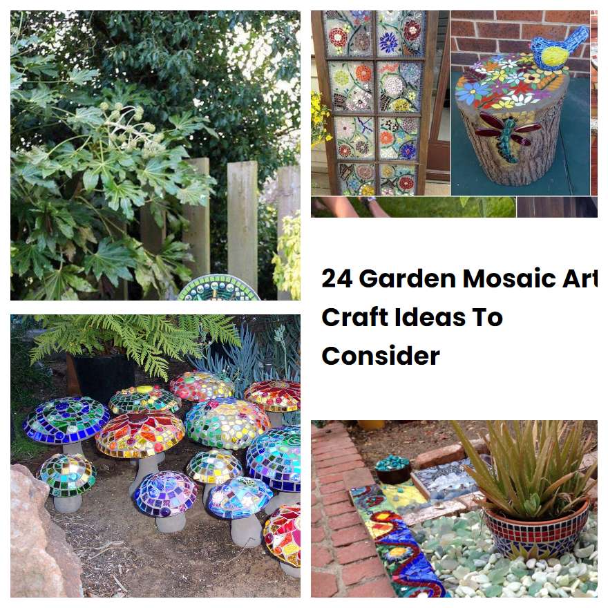 24 Garden Mosaic Art Craft Ideas To Consider