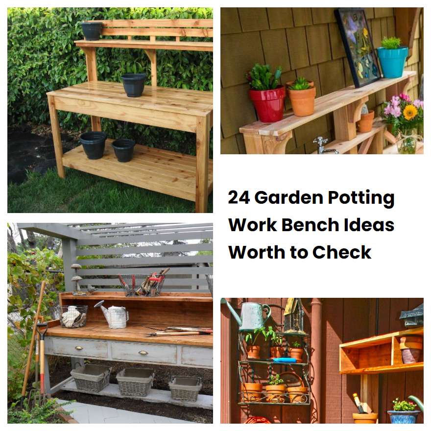 24 Garden Potting Work Bench Ideas Worth to Check