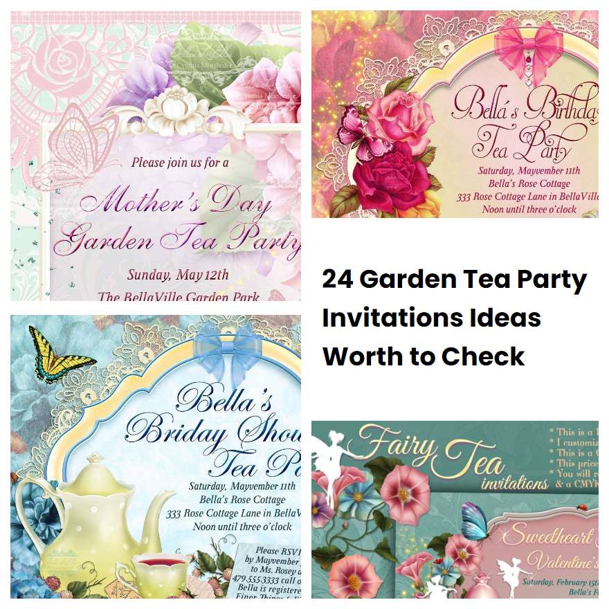 24 Garden Tea Party Invitations Ideas Worth to Check