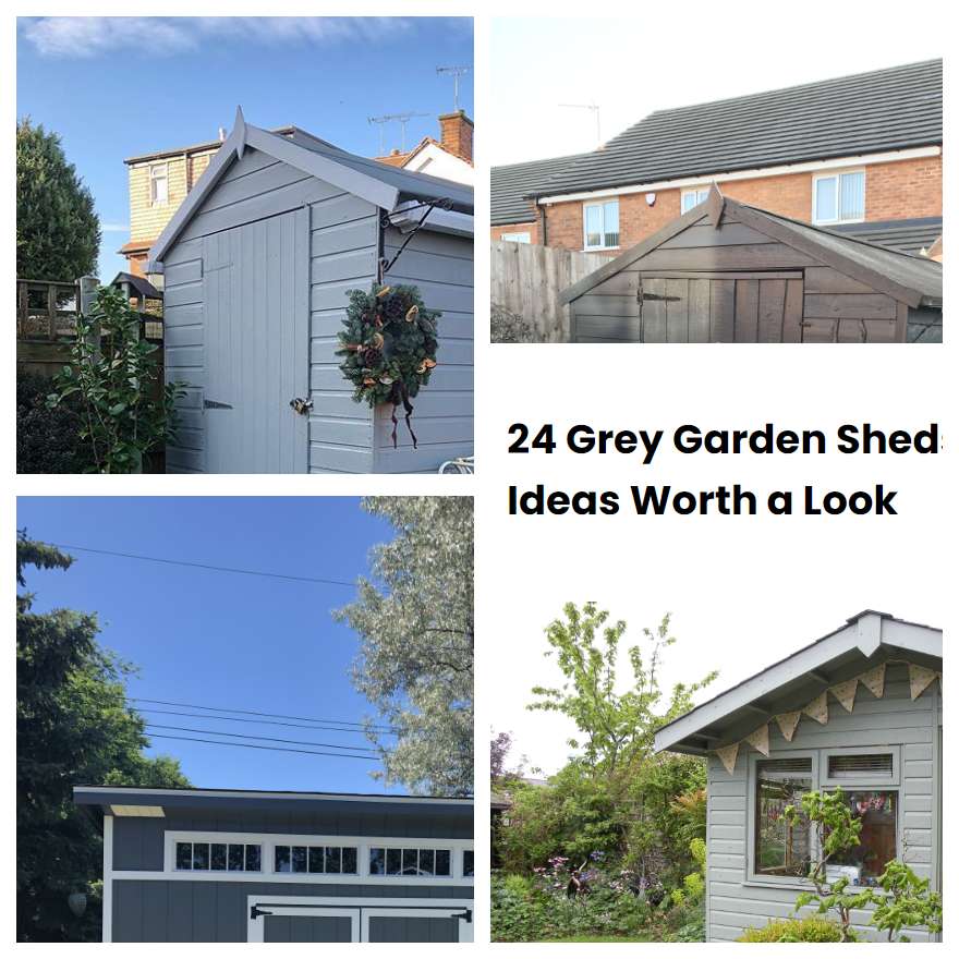 24 Grey Garden Sheds Ideas Worth a Look