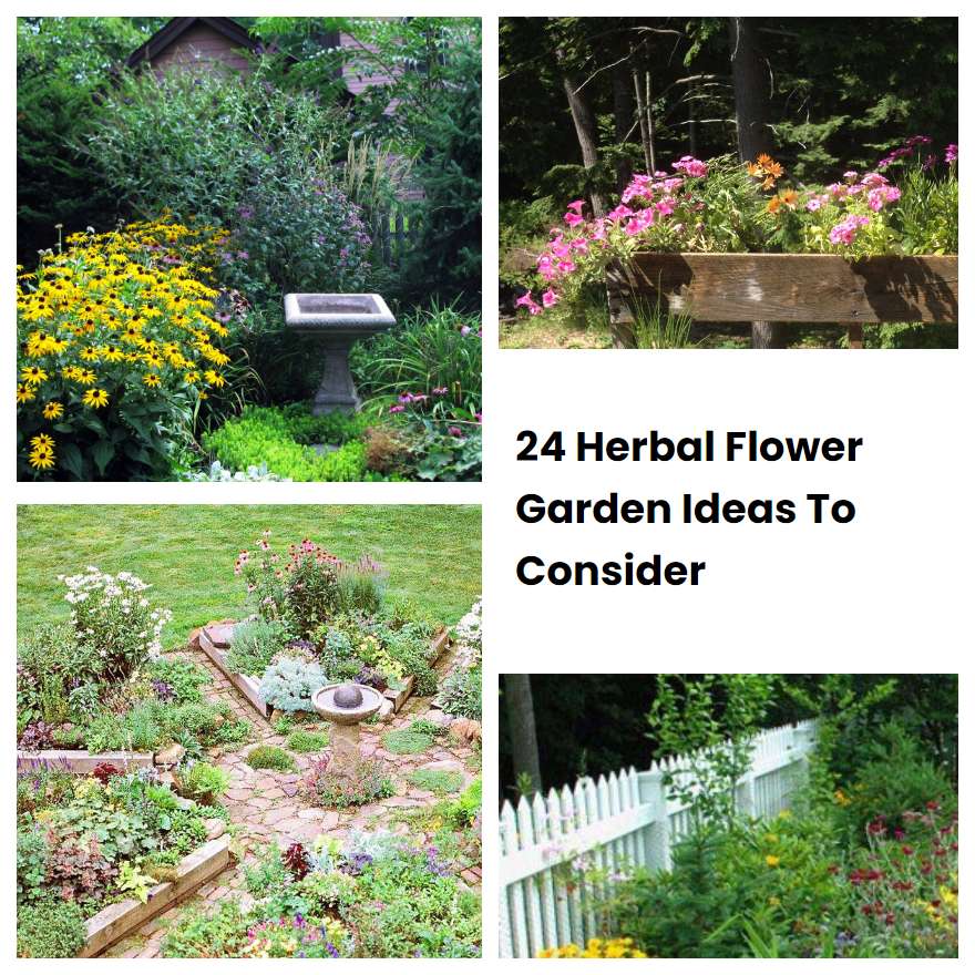 24 Herbal Flower Garden Ideas To Consider