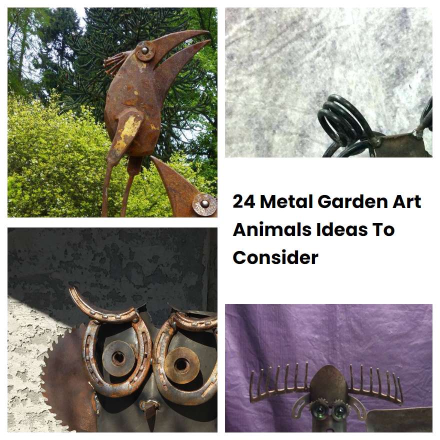 24 Metal Garden Art Animals Ideas To Consider SharonSable