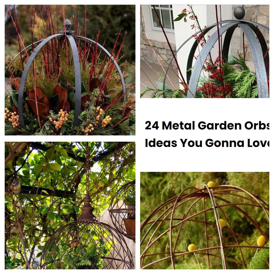 24 Metal Garden Orbs Ideas You Gonna Love SharonSable