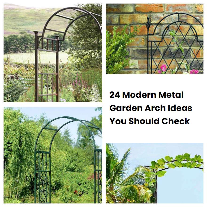 24 Modern Metal Garden Arch Ideas You Should Check SharonSable