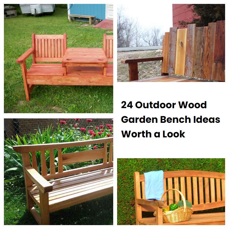 24 Outdoor Wood Garden Bench Ideas Worth a Look