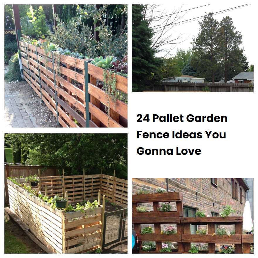 24 Pallet Garden Fence Ideas You Gonna Love SharonSable