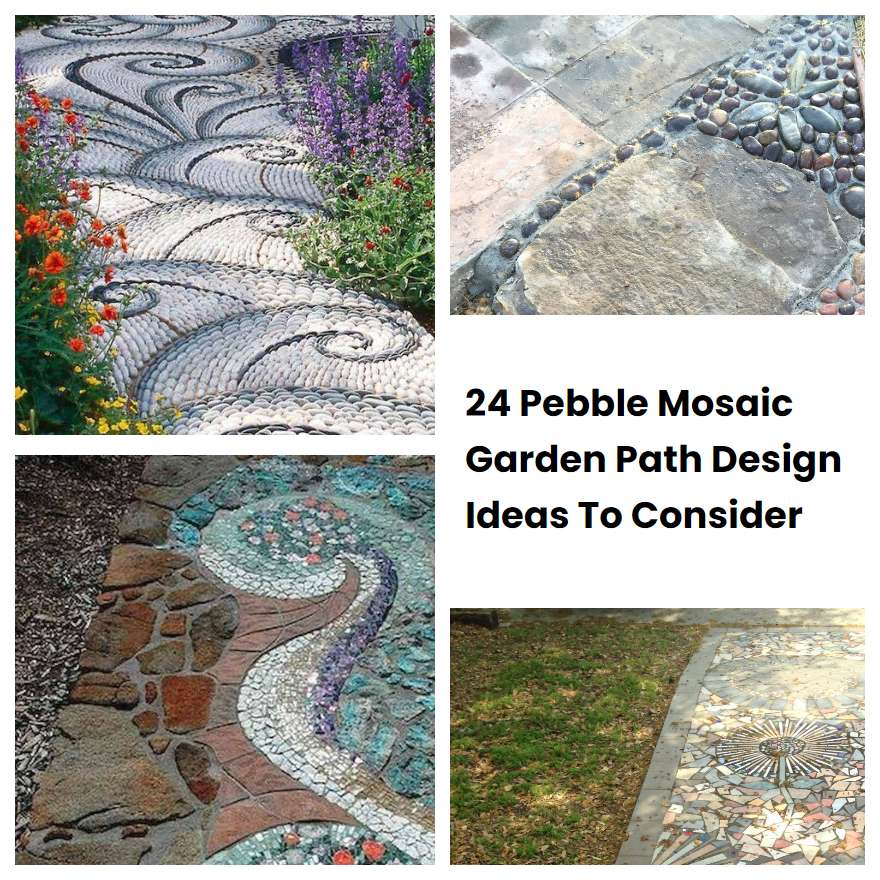 24 Pebble Mosaic Garden Path Design Ideas To Consider