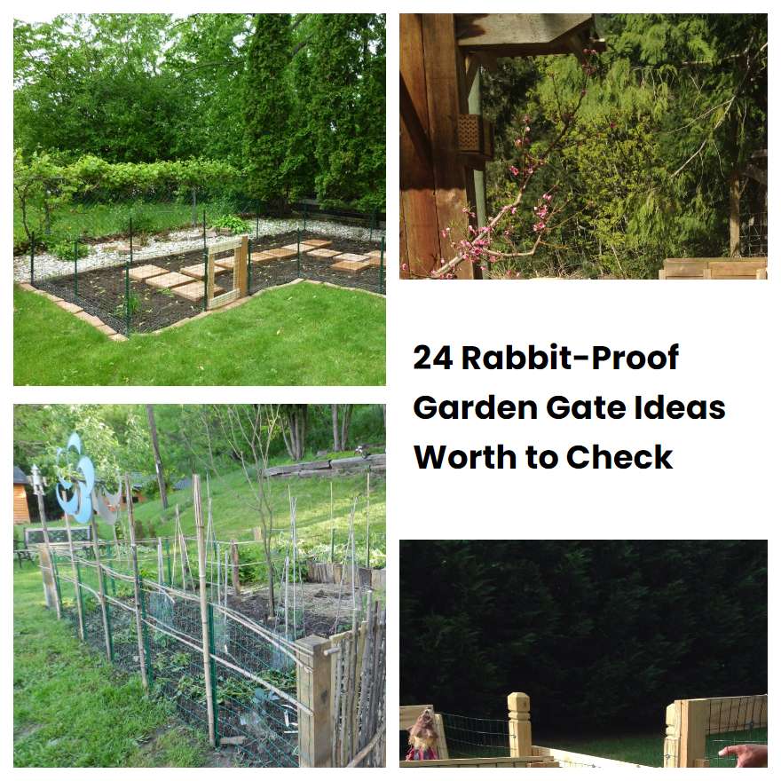 24 RabbitProof Garden Gate Ideas Worth to Check SharonSable
