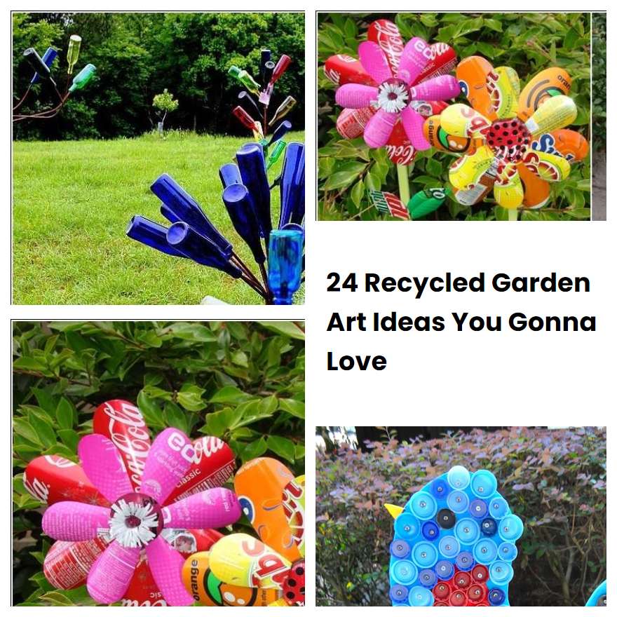 24 Recycled Garden Art Ideas You Gonna Love | SharonSable